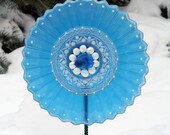 YARD art and GARDEN sculpture made with recycled glassware