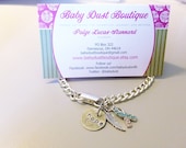 Swarovski Infertility Charm bracelet -  for IVF, FET, TTC, or Adoption moms-to-be Mother's Day Gift