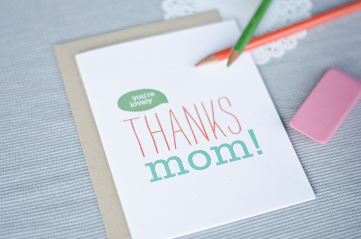 mother's day card // blank notecard