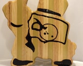 Hand crafted DOCTOR FETUS Butcher Block