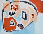 Abstract Art Original Acrylic Painting 20 x 20 Contemporary Art by Mary Gaspar