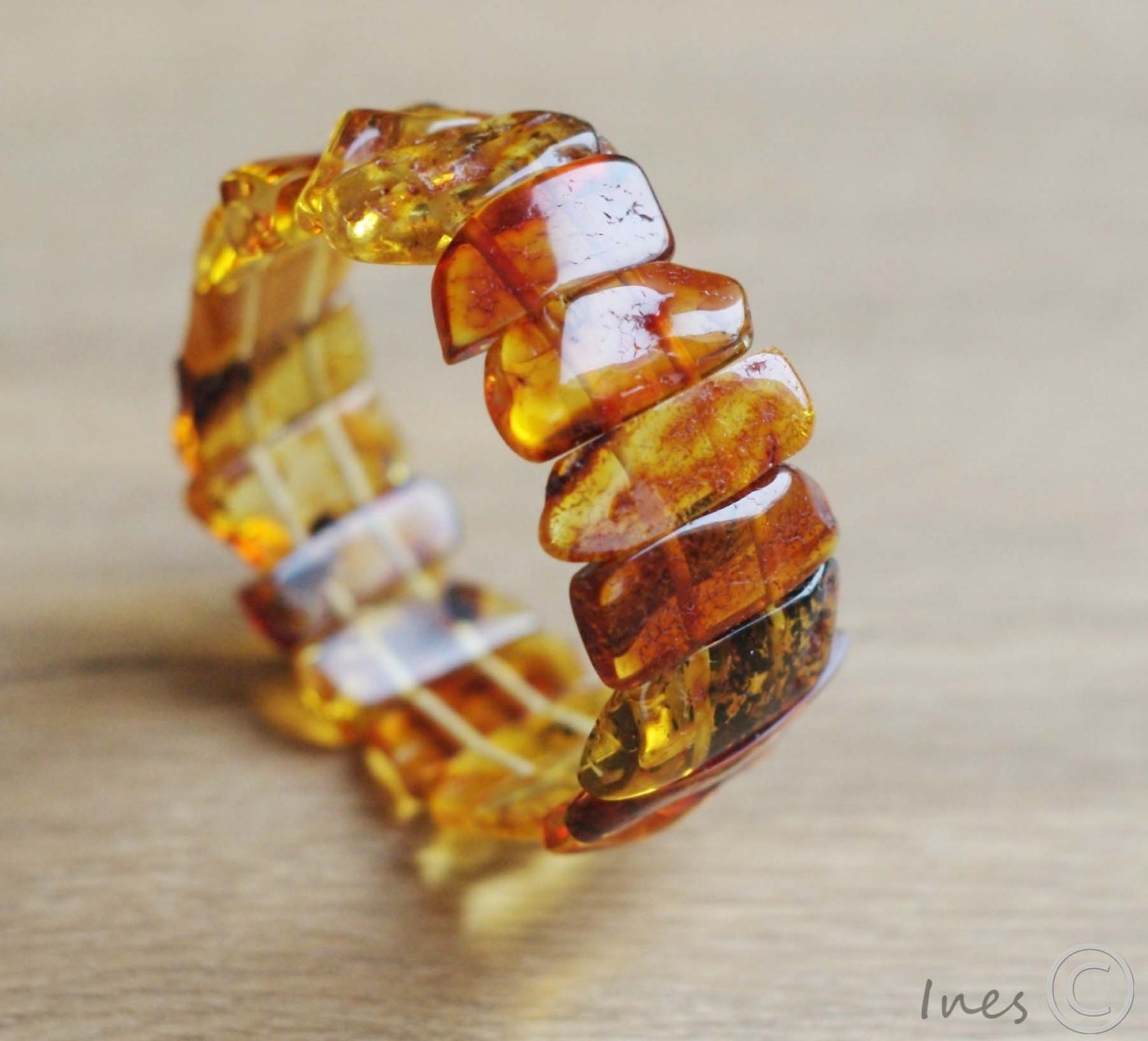 Baltic Amber Bracelet raw amber beads