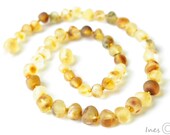 Raw Unpolished Baltic Amber Baby Teething Necklace 110