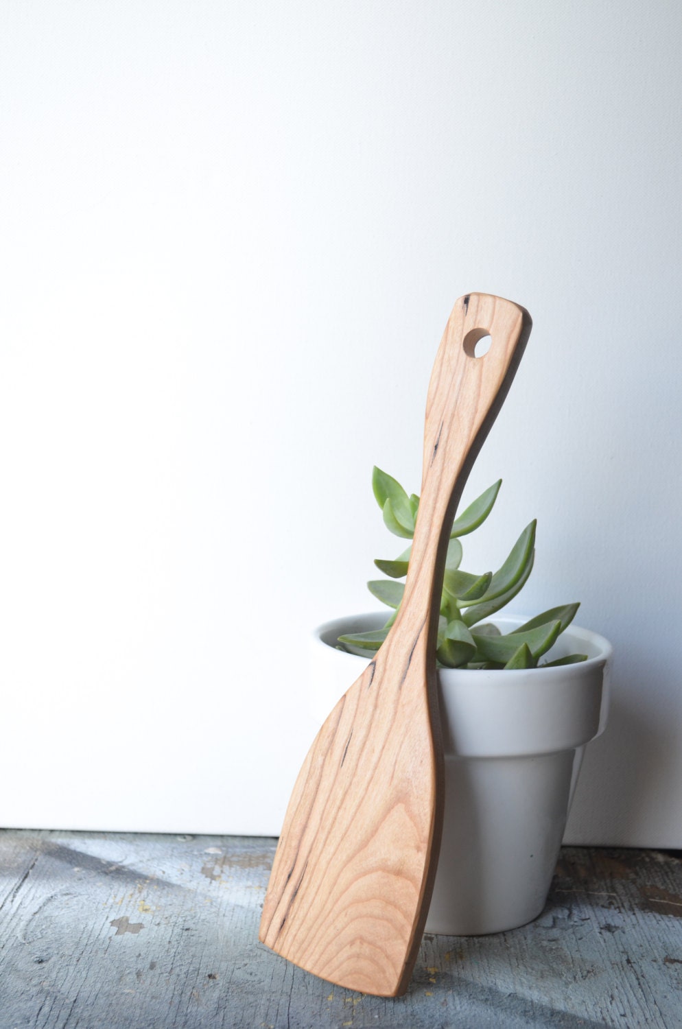 08 Maple wood Spatula. Limited. Wood.  Mothers Day Gift spoon hand carved reclaimed wood serving kitchen utensil
