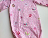 Newborn Layette Gown In the Garden