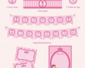 PRINCESS PARTY - Printable Party PACKAGE