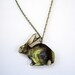 Rabbit Necklace Woodland Animal