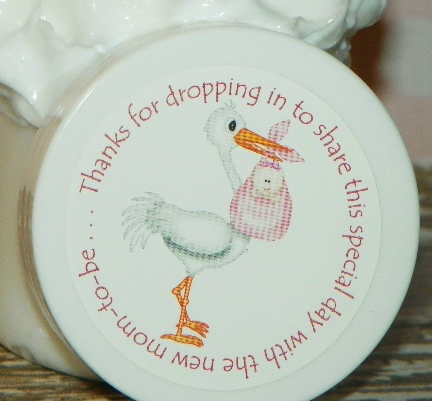 Baby Shower Favors - Whipped Body Butter - Special Delivery (Baby Girl)