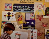 vintage kids art book It's Fun to Make Pictures, groovy 1970s retro DIY projects for kids, great for teachers, classroom, homeschool, scouts
