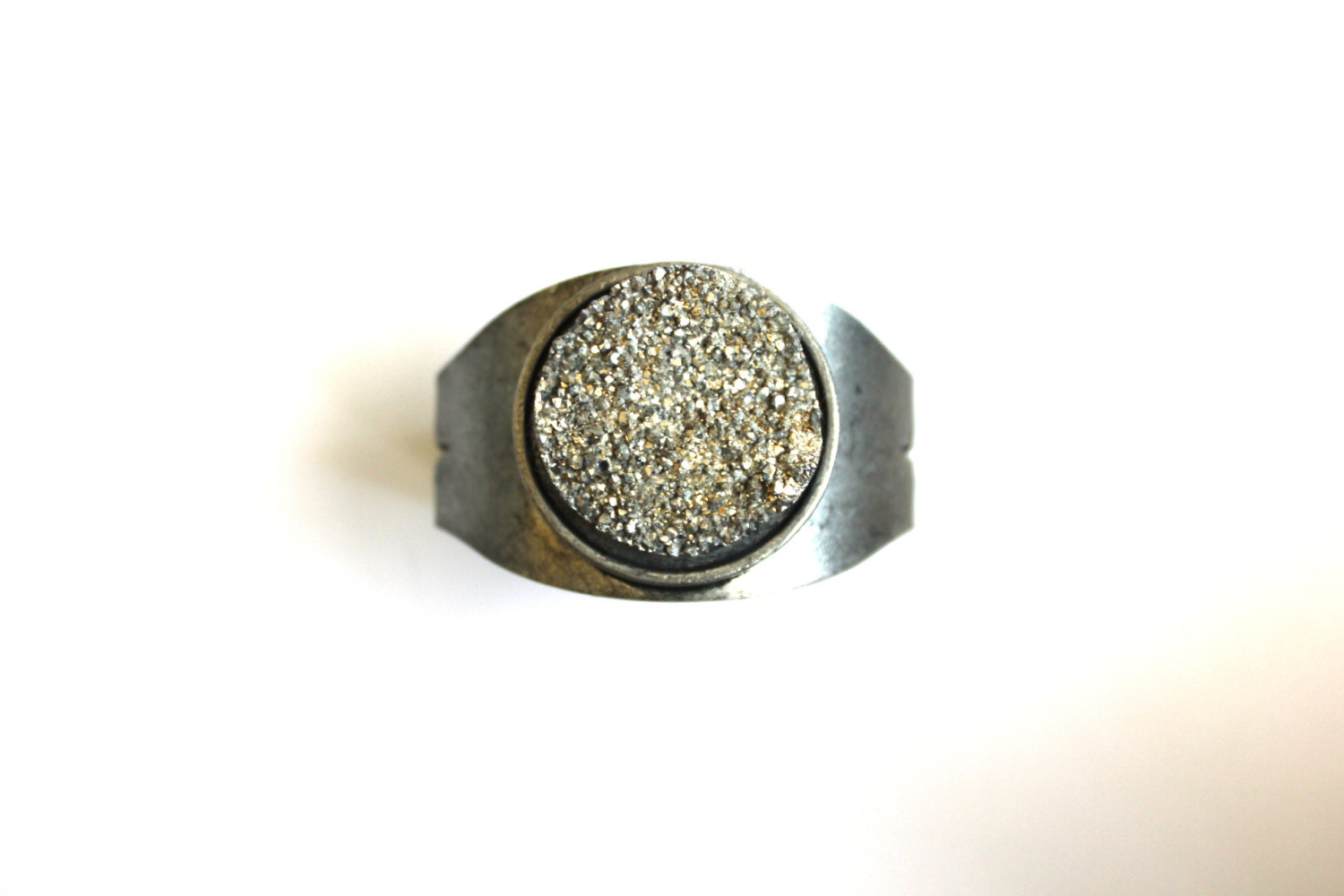 The druzy moon cuff
