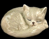 ON SALE 30% OFF Cats Of Character Figurine  "Goodnight"  by Danbury Mint
