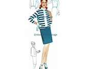 Plus Size (or any size) Vintage 1969 Women's Blouse Pattern - PDF - Pattern No 150 Ida Blouse