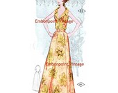 Plus Size (or any size) Vintage 1969 Skirt Pattern - PDF - Pattern No 81 Roxanne Skirt
