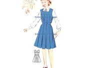 Plus Size (or any size) Vintage 1950s Dress Pattern - PDF - Pattern No 175: Lynne