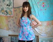 Floral Mini Dress Swimsuit Cover up by Seawaves