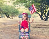 Red Lace Romper-4th of July Romper-Baby Lace Romper-Ruffle Romper-Lace Petti Romper-Baby-Birthday Outfit-Cake Smash-Toddler-Photo Prop