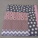 Pink and Grey Baby Quilt, Pink Grey Baby Blanket, Modern Baby Quilt, Modern Baby Girl Quilt
