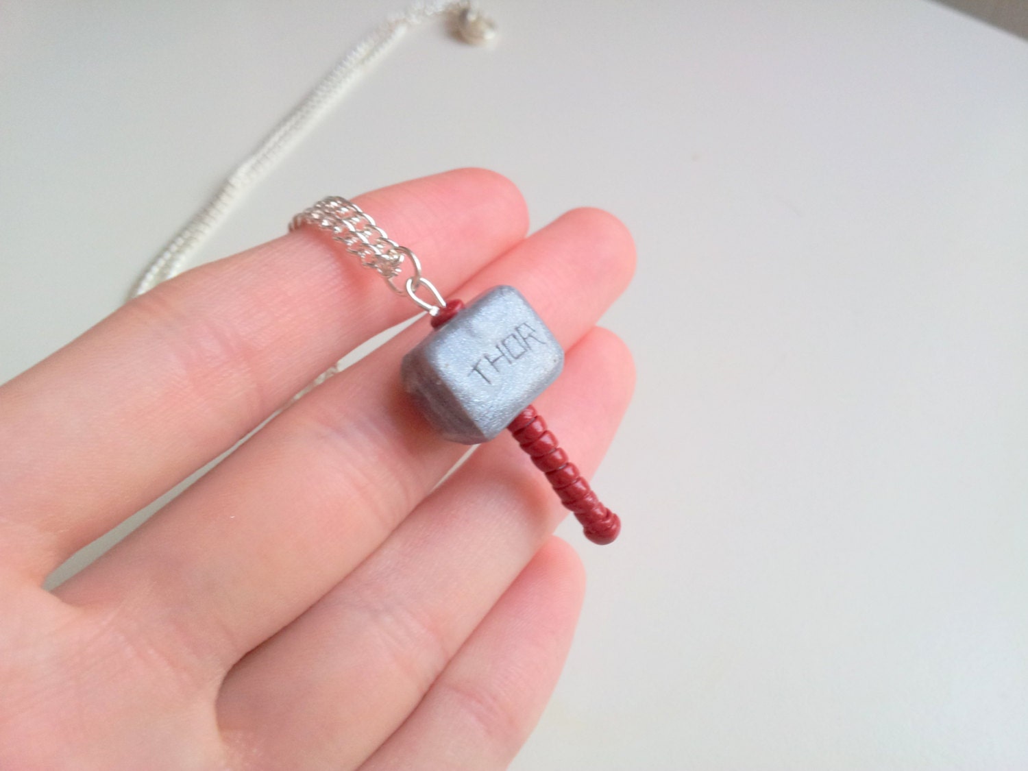 Thor Hammer Marvel necklace