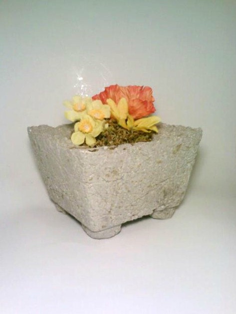Hypertufa Planter, Planter,  Concrete Planter, Hypertufa Bowl, Concrete Bowl