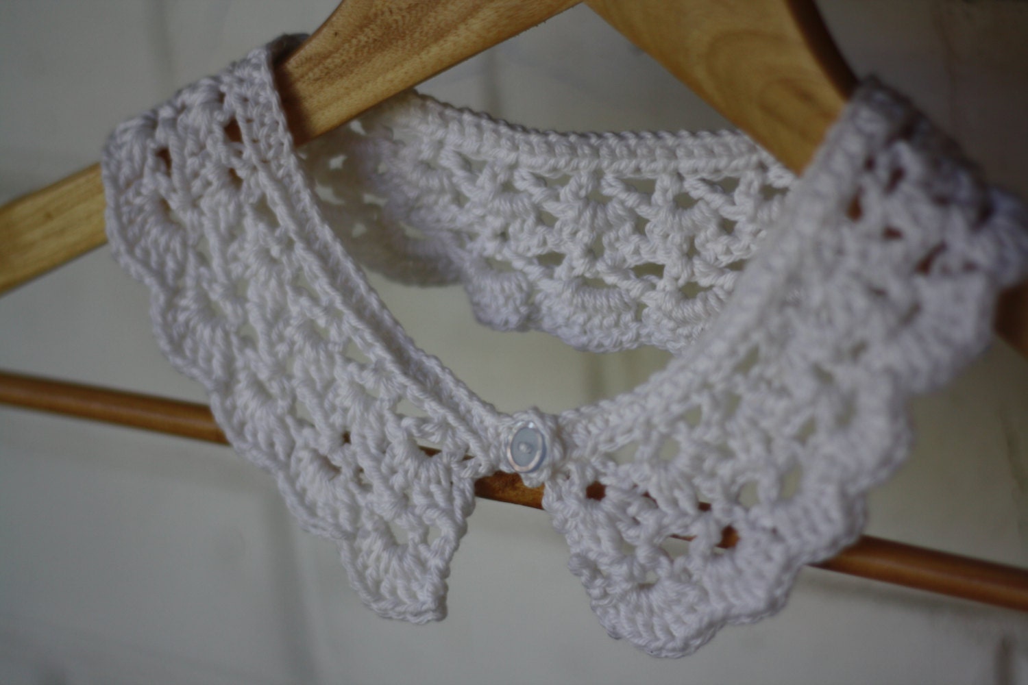 Lace Crochet Collar Ladies Fashion Accessory White Lace