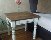 Shabby Chic Style Side Table Up-Cycled Table