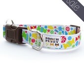 Candy Dog Collar - candy dog collar, red dog collar, large dog collar, small dog collar, white dog collar, brown dog collar