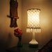 Fringe Crocheted Lamp Shade, Bohemian, Retro Inspired Fringe Lampshade, Boho, 1970s Home Decor, 1960s Style, Hipster Decor