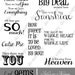 Babies are Blessings Nursery Photoshop Brushes Word Art Set / Overlays for Photographers / Clip Art / Digital Stamps / Digital Scrapbooking