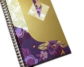 Weekly Monthly Organizer 2013 2014 Planner with Purple and Gold Cover