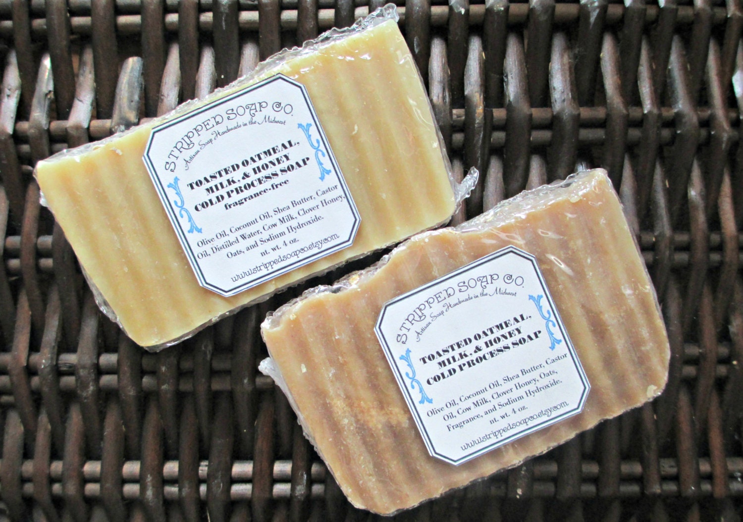 Oatmeal, Milk, and Honey Soap