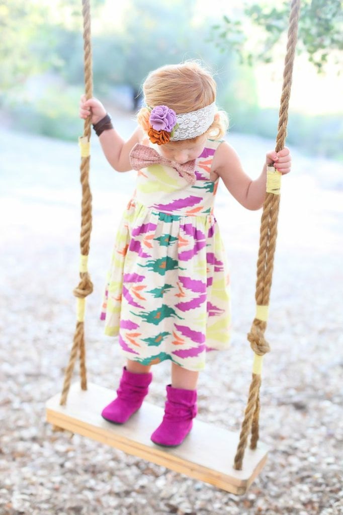 Peach lavender wool felt flower bloom lace headband baby-toddler-children