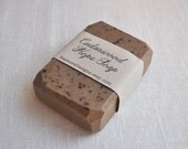 Soap, Cedarwood Hops Man Handmade Soap Bar in Drawstring Muslin Bag, Nautral Man Soap