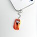 Bacon Charm Earphone Plug, Dust Plug, Geek iPhone 5, 4, Accessories, 3.5mm, Polymer Clay, Available with Charm Strap