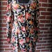Vintage 80's Long Sleeve Floral Babydoll Dress Large