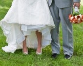 Crystal and Pearl Wedding Dress Shoes