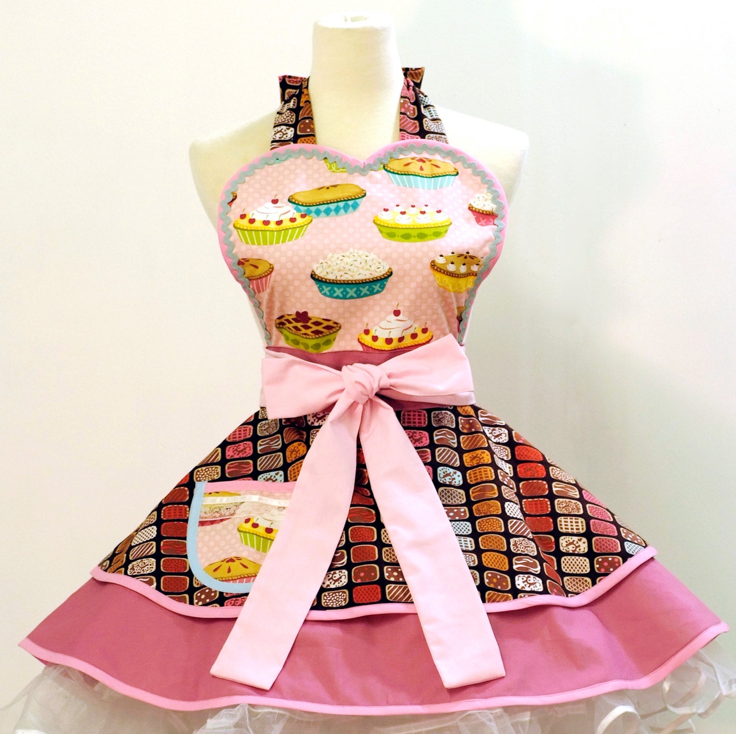 Cupcake Apron- mixed with Chocolate