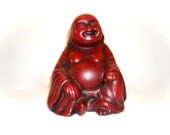 Ceramic Small Buddha -5 inches tall - hand painted