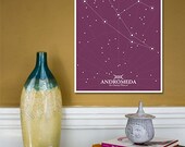 Divine Lines: The Constellations // Andromeda - The Chained Woman // 13x19 Fine art Giclee Print