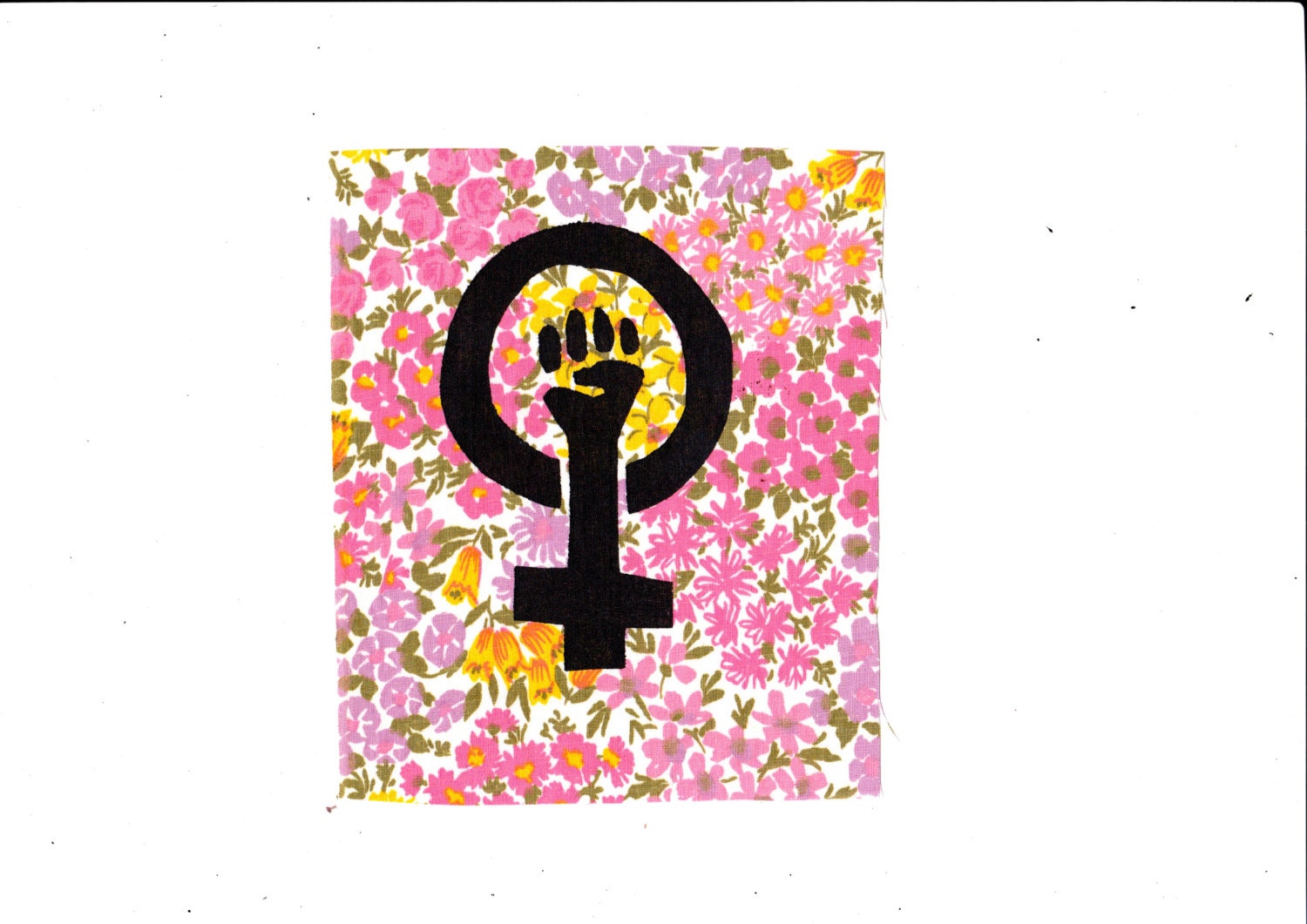 Feminism symbol patch
