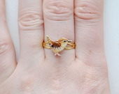 Hand drawn Wren ring