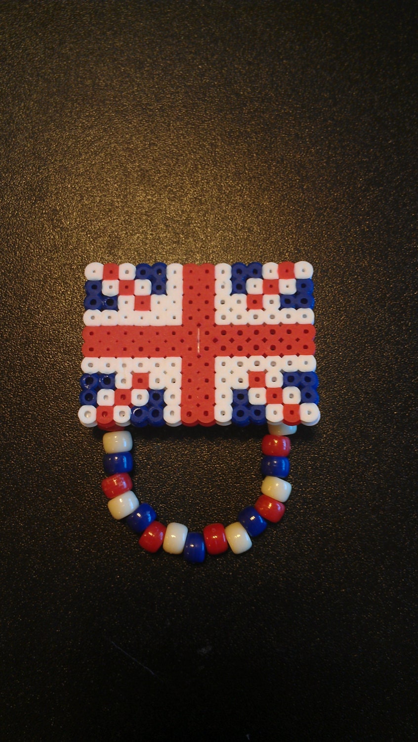 British Flag Charm Bracelet