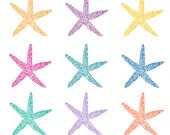 INSTANT DOWNLOAD // Digital Clip Art // Starfish // summer, beach, tropical, ocean clipart // png files // Il_170x135