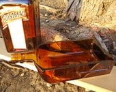 Recycled Cointreau Bottle Spoon Rest / Serving Tray for Cheese, Olives, Dips and Salsa