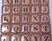 Angie, Anna, Aaron... The LETTER "A" MAGNET - Extra Large Glass Tile - Hang Your Calendar, Grocery List, Notes, Photos in Style