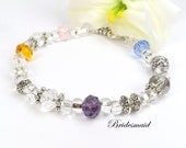 Unique Bridal Party Gift, Gifts for Your Wedding Party,  6 Bridesmaid and 1 Maid of Honor Set -D