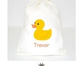 rubber ducky: favor bag personalized