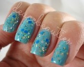 Blue Barracudas - Full Size (15ml/.5oz) Glitter Nail Polish