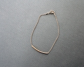 Brass Bar Gold Bracelet