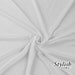 White PFP Rayon Jersey Knit Fabric White Prepared for Printing Tissue Knit Fabric by the yard Printing Apparel Fabric - 13237