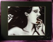 The Blood is Love - Limited Edition matted digital  print vampire